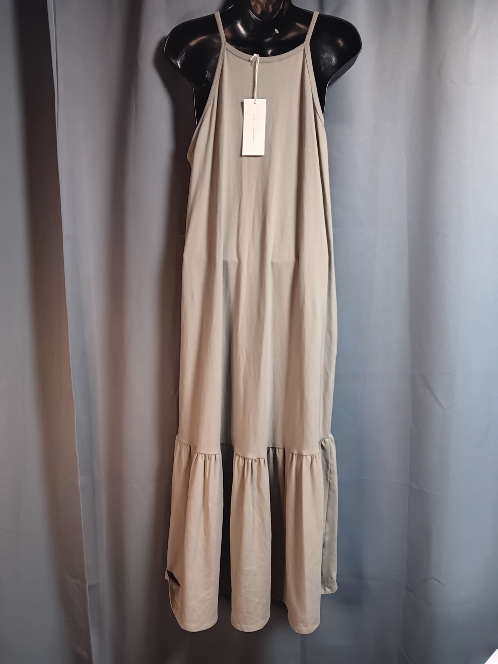 Lush Maxi Dress with Ruffled Hem